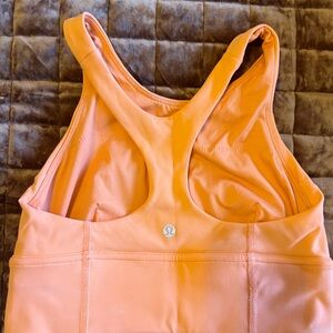 Lululemon Orange Sports Bra